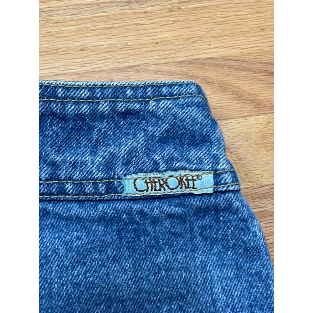 Cherokee Women's 11 Blue Jeans Denim Cotton Skinny Leg 80s Mom VTG USA - Picture 7 of 9
